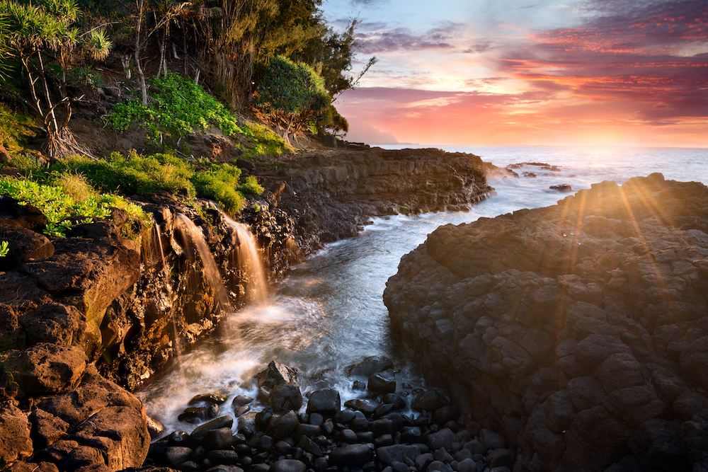 queens bath kauai