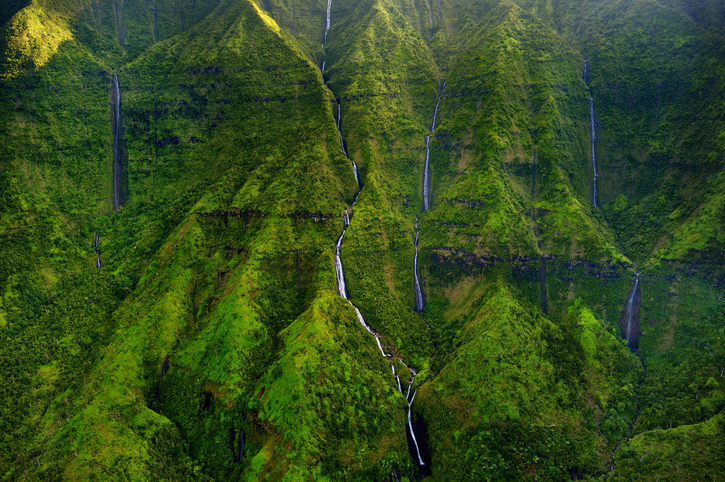 Mount Waialeale wall of tears